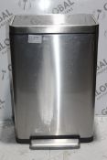 Eko Stainless Steel Kitchen Bin RRP £150 (4029146) (Public Viewing and Appraisals Available)