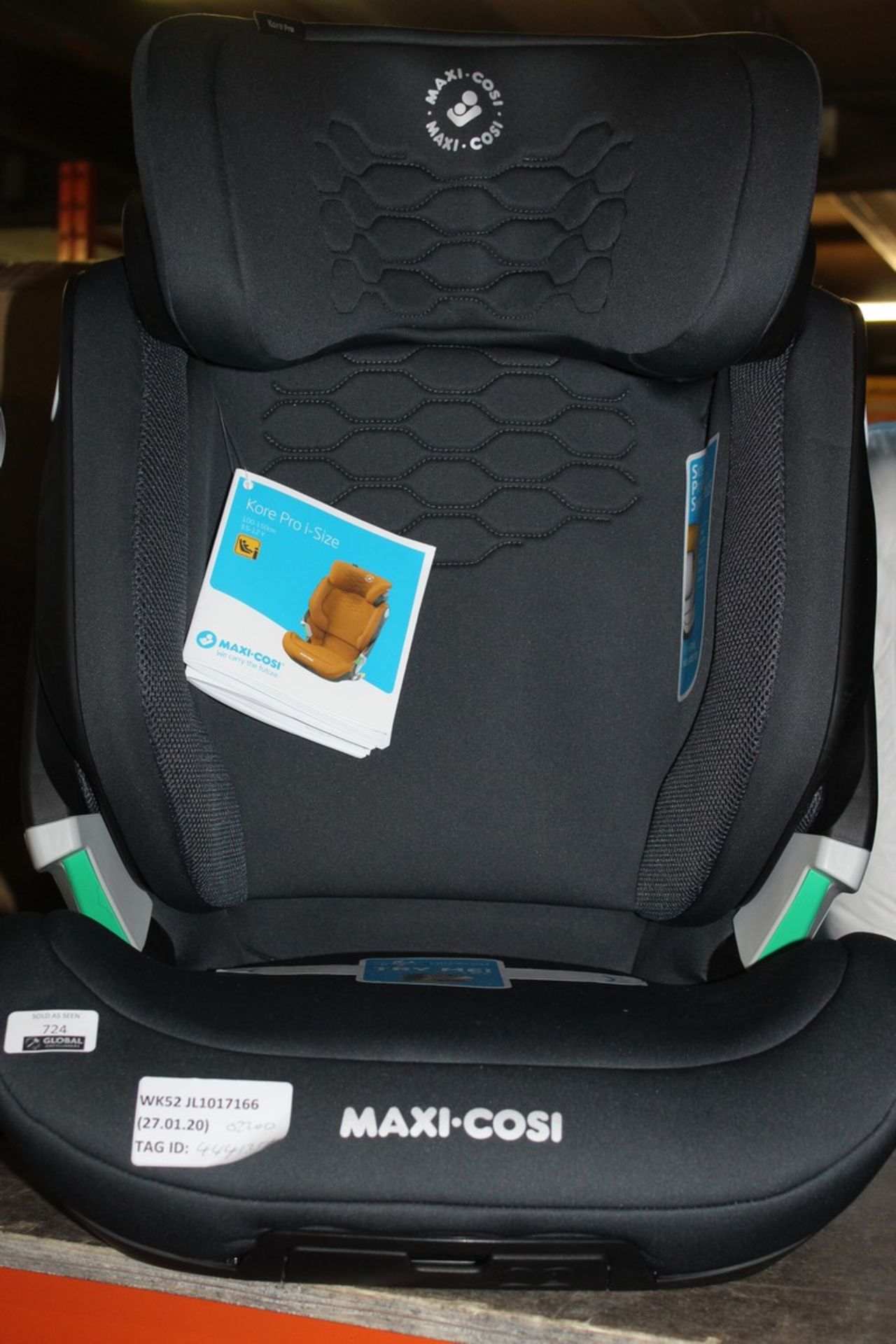 Maxi Cosi Core Pro I Size In Car Kids Safety Seat RRP £220 (4443451) (Public Viewing and