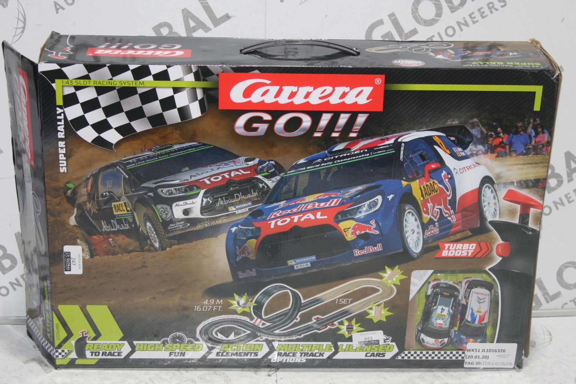Boxed Carrera Go Super Rally Scalelectric Set RRP £50 (RET00628008) (Public Viewing and Appraisals