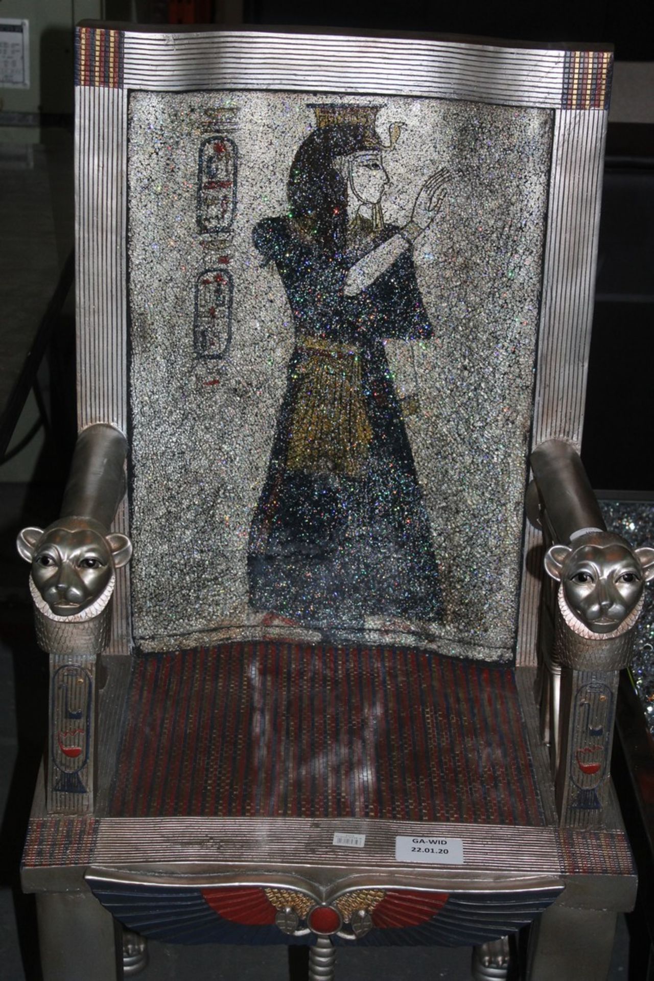 1.2m Egyptian Throne Chair RRP £900