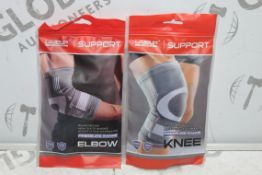 Brand New Assorted Knee and Elbow Supports in Asso