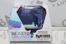 Boxed Assorted Brand New Beasts of Balance Moby Brick Space Whale and a Fancy Prance Unicorn