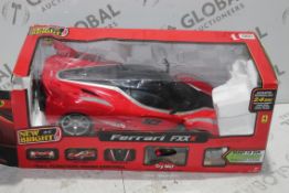 Boxed New Bright Ferrari FXXK Full Radio Controlled Functioning Remote Control Car RRP £55 (