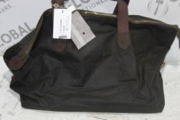 Barbour Waxed Cotton Islington Holdall RRP £150 (4404876) (Public Viewing and Appraisals Available)