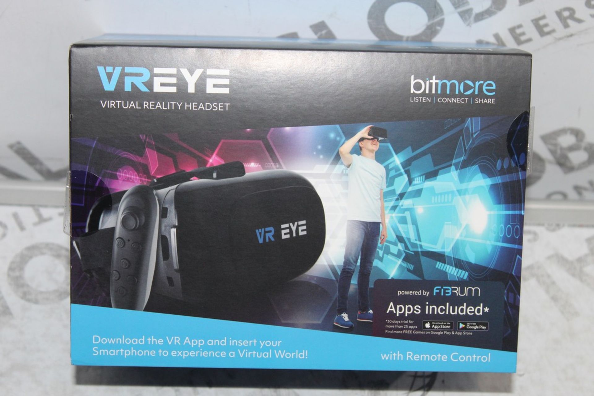 Boxed VRI EYE Virtual Reality Headset RRP £75
