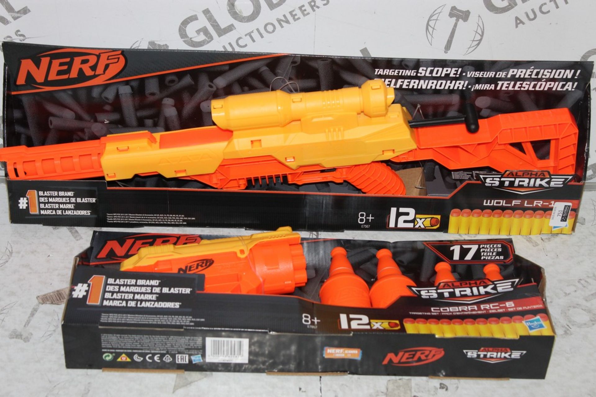 Assorted Boxed and Unboxed Nerf Strike Guns (Public Viewing and Appraisals Available)