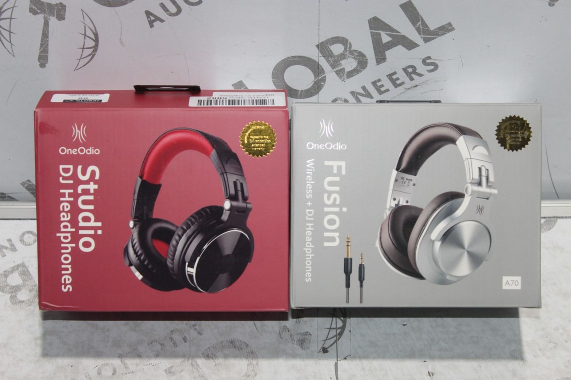 Boxed Pairs of One Audio Studio DJ Headphones to Include Fusion A70 RRP £40 Each