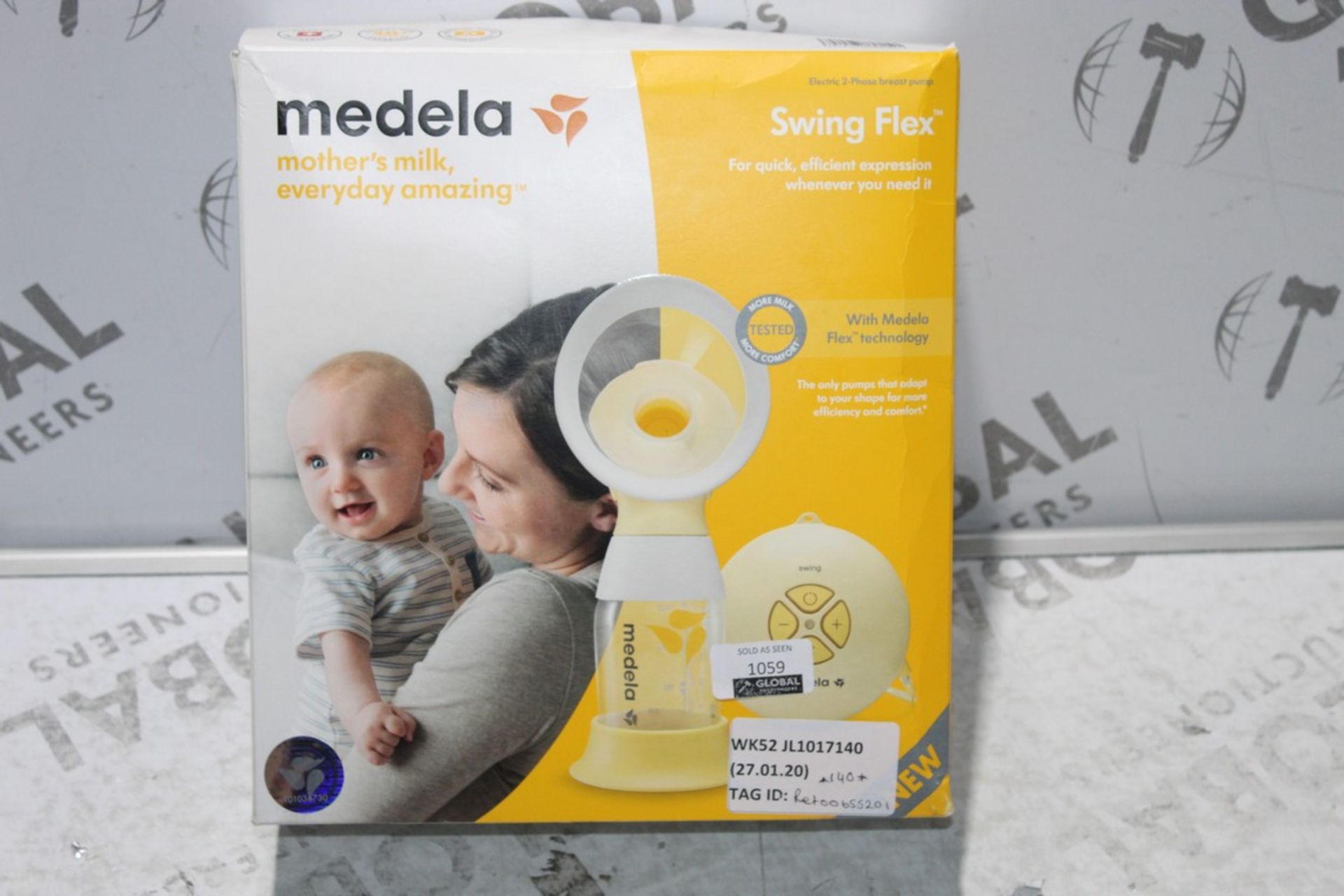 Boxed Medela Swing Flex Electric Breast Pump RRP £140 (RET00655201) (Public Viewing and Appraisals