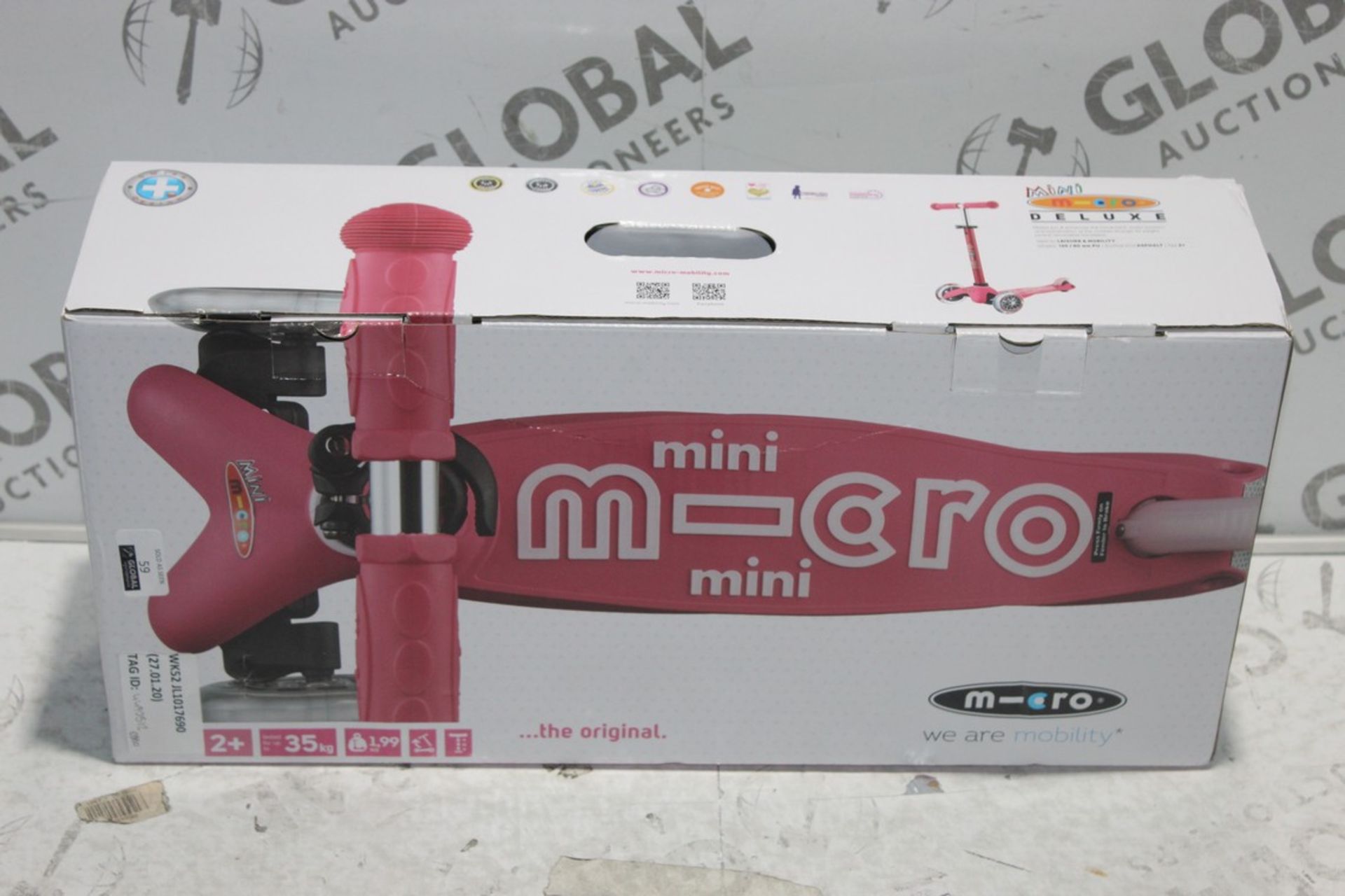 Boxed Mini Micro Mini Scooter RRP £85 (4490512) (Public Viewing and Appraisals Available)