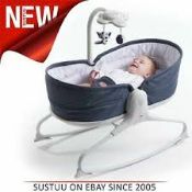 Boxed Tiny Love 3in1 Rocker Napper Baby Pod RRP £50 (4476044) (Public Viewing and Appraisals