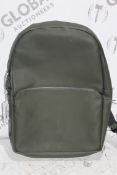 Rains Wipe Clean Khaki Green Sports Backpack RRP £75 (4317589) (Public Viewing and Appraisals