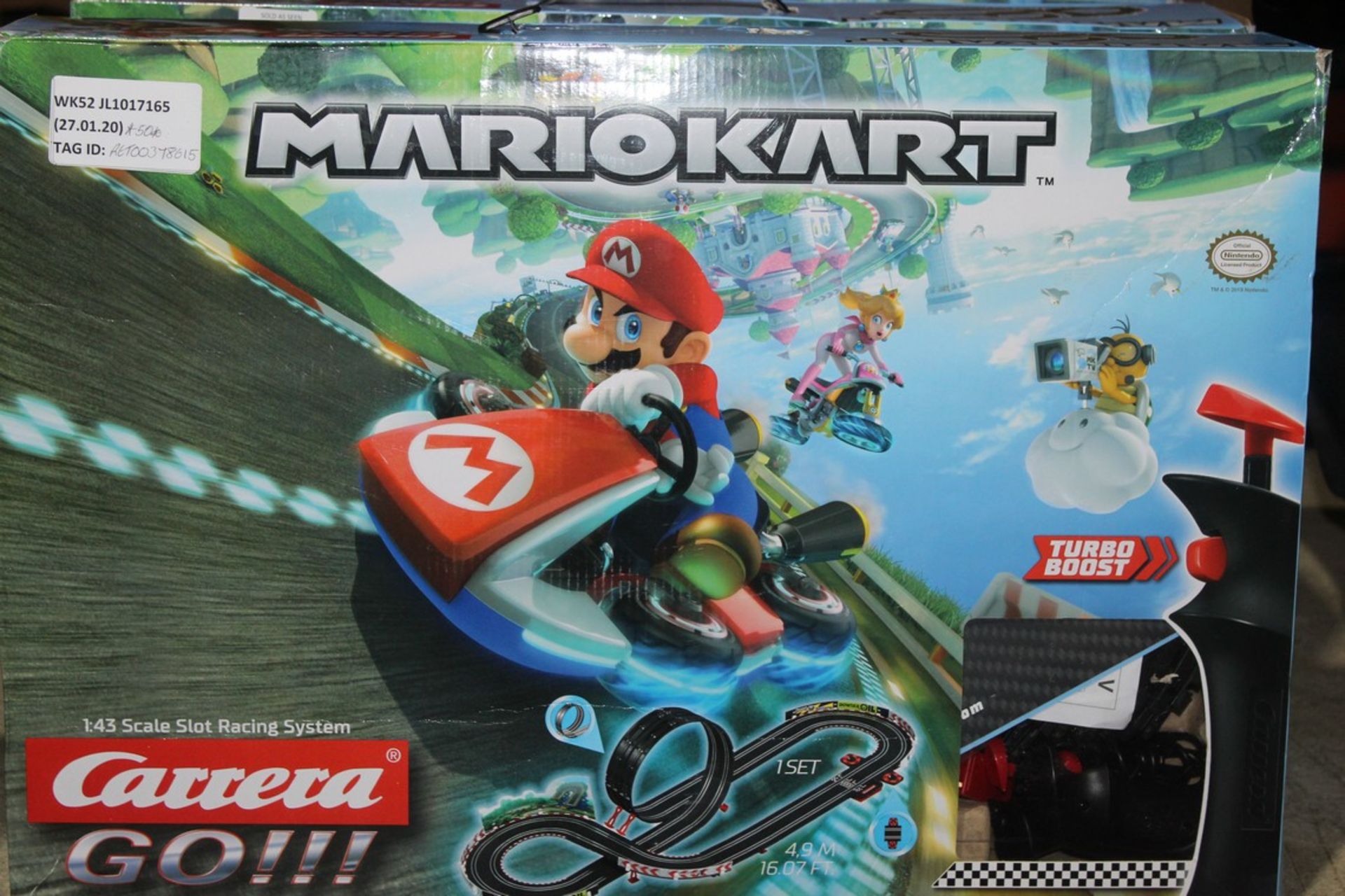 Boxed Mario Kart Kids Scalelectric Set RRP £50 (RET00690024) (Public Viewing and Appraisals