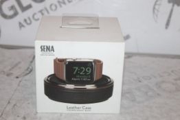 Boxed Brand New Sena Black Leather Apple Watch Case RRP £35