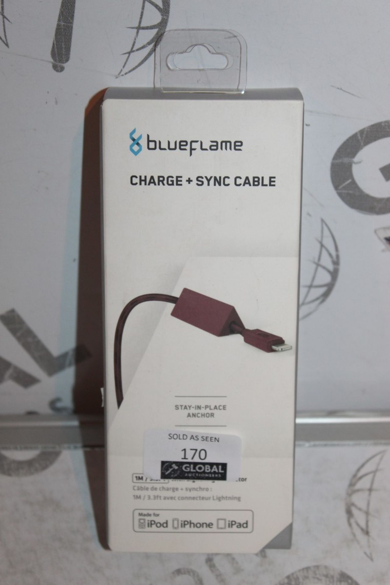 Lot to Contain 5 Brand New Blue Flame Charge and Sync Cables with Anchor Combined RRP £100