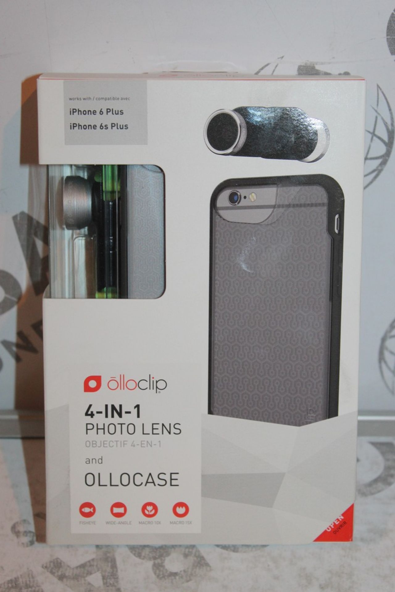 Lot to Contain 2 Boxed Brand New Iphone 6+ and 6S+ Ollo Clip 4in1 Lense Cases Combined RRP £120