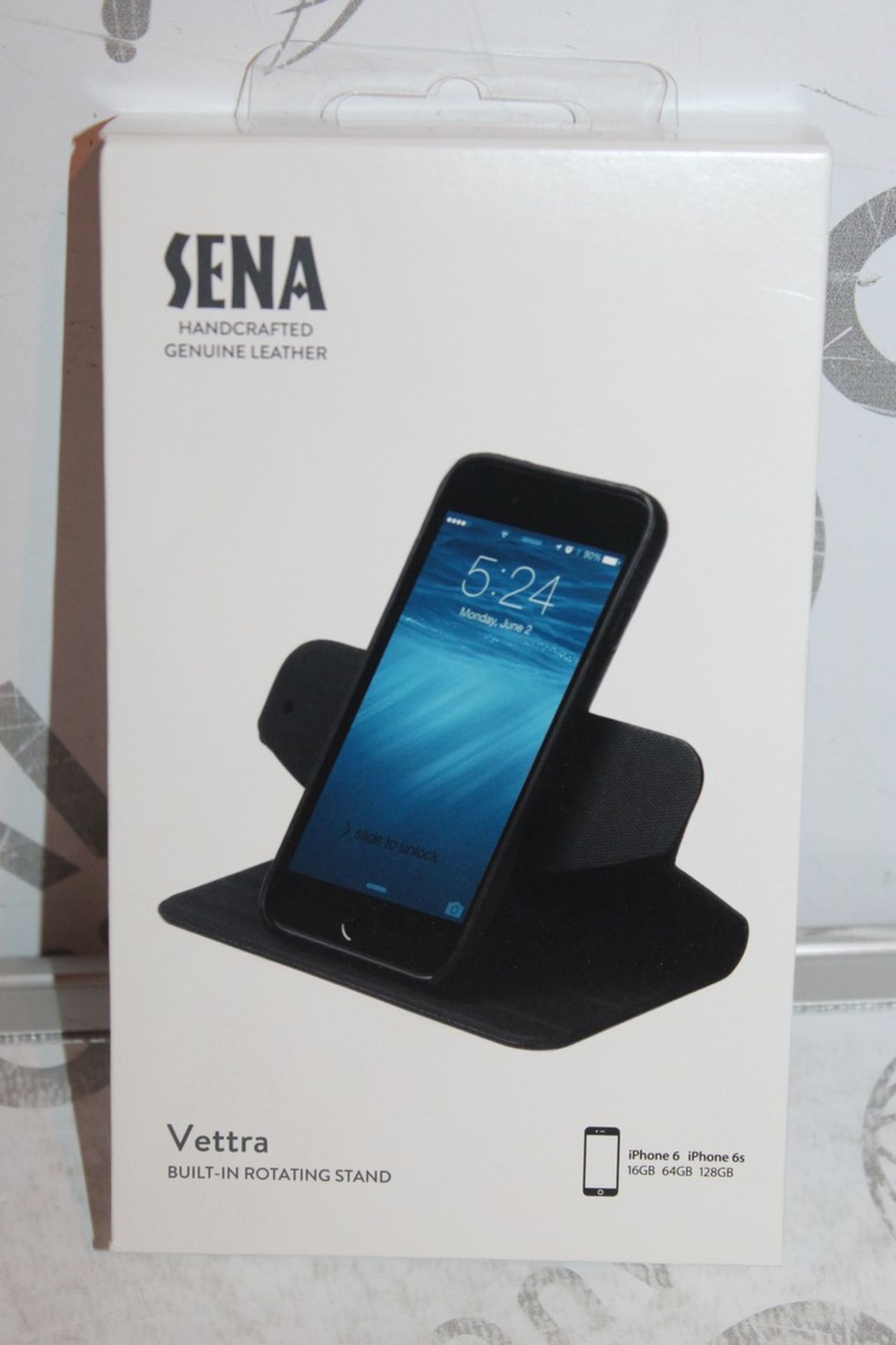 Lot to Contain 2 Brand New Sena Vettra Iphone 6 and 6S Phone Cases with Built In Rotating Stand