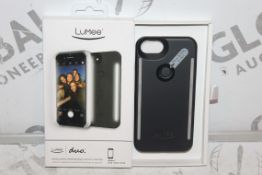 Lot to Contain 2 Brand New Iphone 7 Lumee Phone Cases with Perfect Lighting Solution For The Perfect