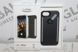 Lot to Contain 2 Brand New Iphone 7 Lumee Phone Cases with Perfect Lighting Solution For The Perfect