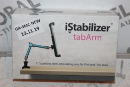 Boxed Brand New Istabiliser Tab Arm 11Inch Stainless Steel Articulating Arm for Ipad and Ipad Mini