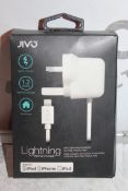 Lot to Contain Approx 50 Jivo 1.2M Quick Charge Apple Iphone and Ipad Chargers