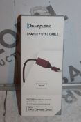 Lot to Contain 3 Brand New Blue Flame Charge and Sync Cables with Anchor Combined RRP £60