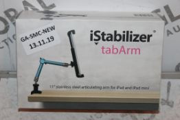 Boxed Brand New Istabiliser Tab Arm 11Inch Stainless Steel Articulating Arm for Ipad and Ipad Mini