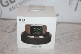 Boxed Brand New Sena Black Leather Apple Watch Case RRP £35