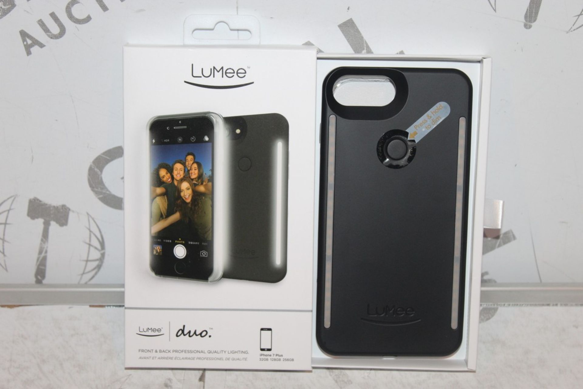 Lot to Contain 2 Brand New Iphone 7 Lumee Phone Cases with Perfect Lighting Solution For The Perfect