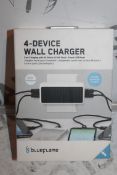 Lot to Contain 2 Boxed Brand New Blue Flame 2 Device Fast Charging Wall Chargers Combined RRP £60