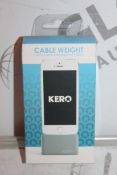 Lot to Contain 5 Brand New Kero Cable Weight Luxury Cable Management Dock Combined RRP £175