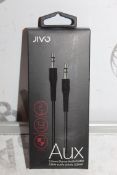 Lot to Contain Approx 50 Jivo Aux Cables with 3.5mm Studio Jacks