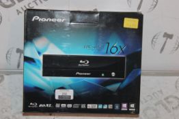 Boxed Pioneer BDR-SO9XLT Blu Ray and CD Disc Writer