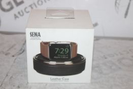 Boxed Brand New Sena Black Leather Apple Watch Case RRP £35