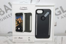 Lot to Contain 2 Brand New Iphone 7 Lumee Phone Cases with Perfect Lighting Solution For The Perfect