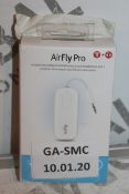 Boxed Air Fly Pro 12 South Twin Wireless Headphone Splitter Jack RRP £60