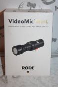 Boxed Rodi Video Mic Me-L Directional Microphone for Apple Devices RRP £65