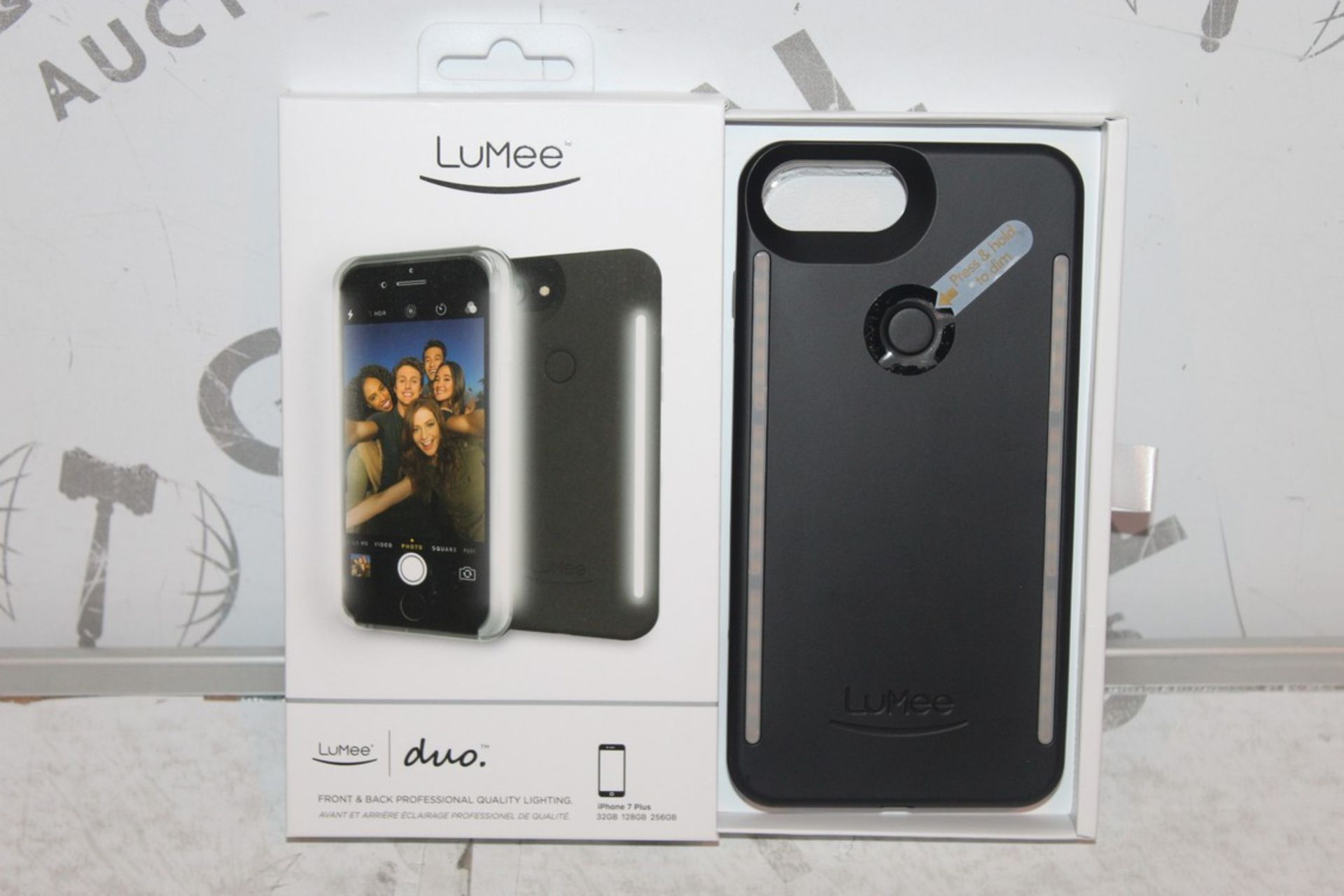 Lot to Contain 2 Brand New Iphone 7 Lumee Phone Cases with Perfect Lighting Solution For The Perfect