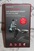 Lot to Contain 5 Brand New Assorted McCally Demount and Cup Mount Phone Holders Combined RRP £120