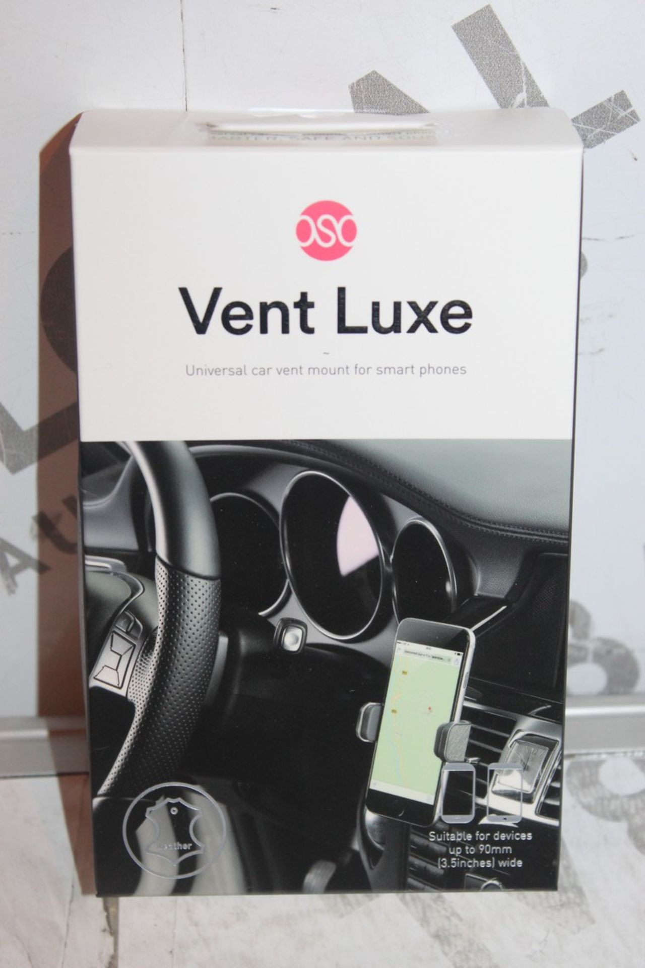 Lot to Contain 5 Brand New Oso Ventluxe Universal Car Vents for Smart Phones RRP £110