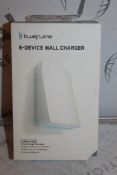 Lot to Contain 2 Boxed Brand New Blue Flame 6 Device USB Wall Chargers Combined RRP £90