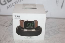 Boxed Brand New Sena Black Leather Apple Watch Case RRP £35