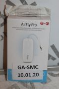 Boxed Air Fly Pro 12 South Twin Wireless Headphone Splitter Jack RRP £60