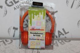 Lot to Contain 10 Pairs of Nickoldeon Kids Headphones