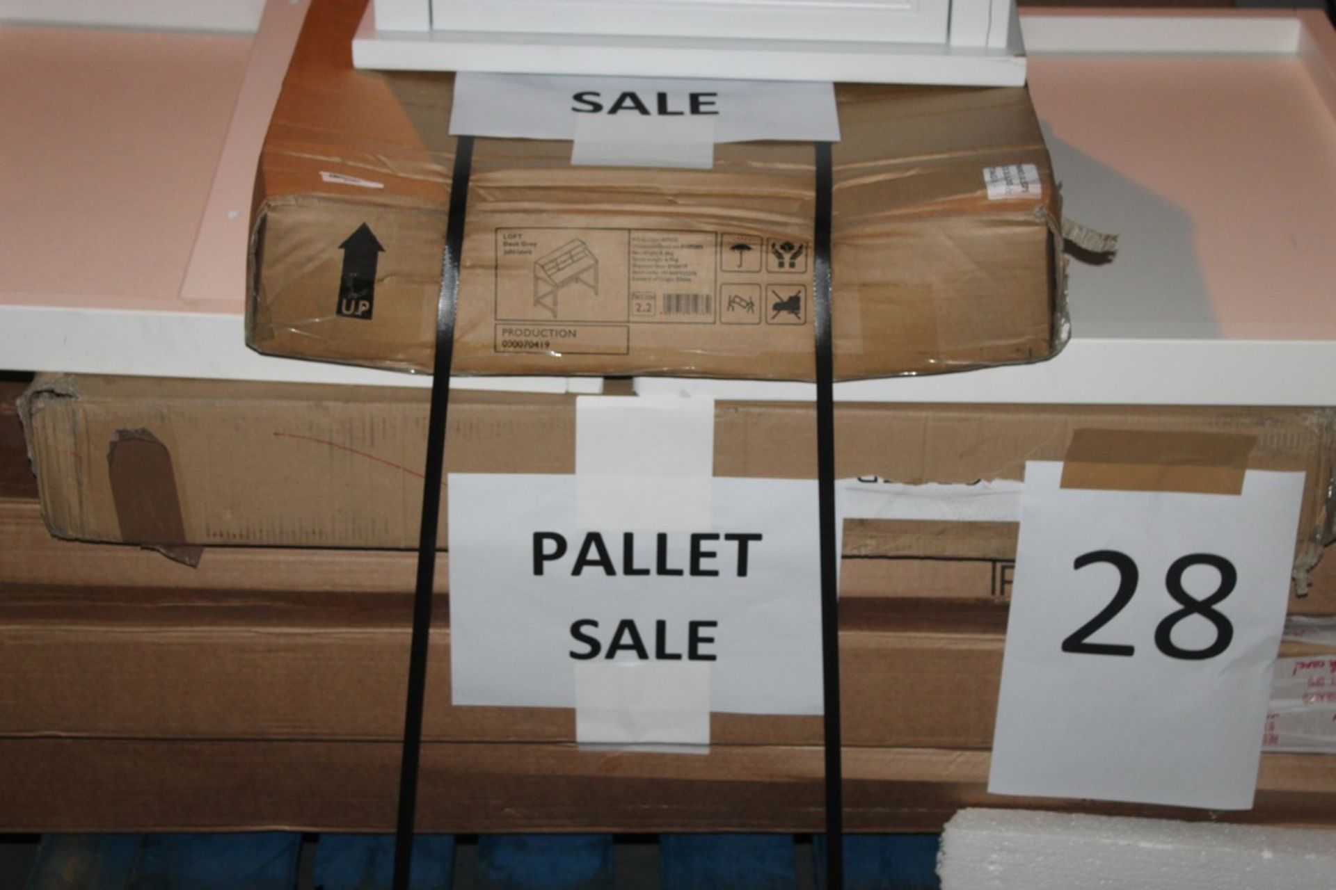 Pallet to Contain an Assortment of Part Lot Furnit