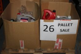 Pallet to Contain a Large Assortment of Car Engine