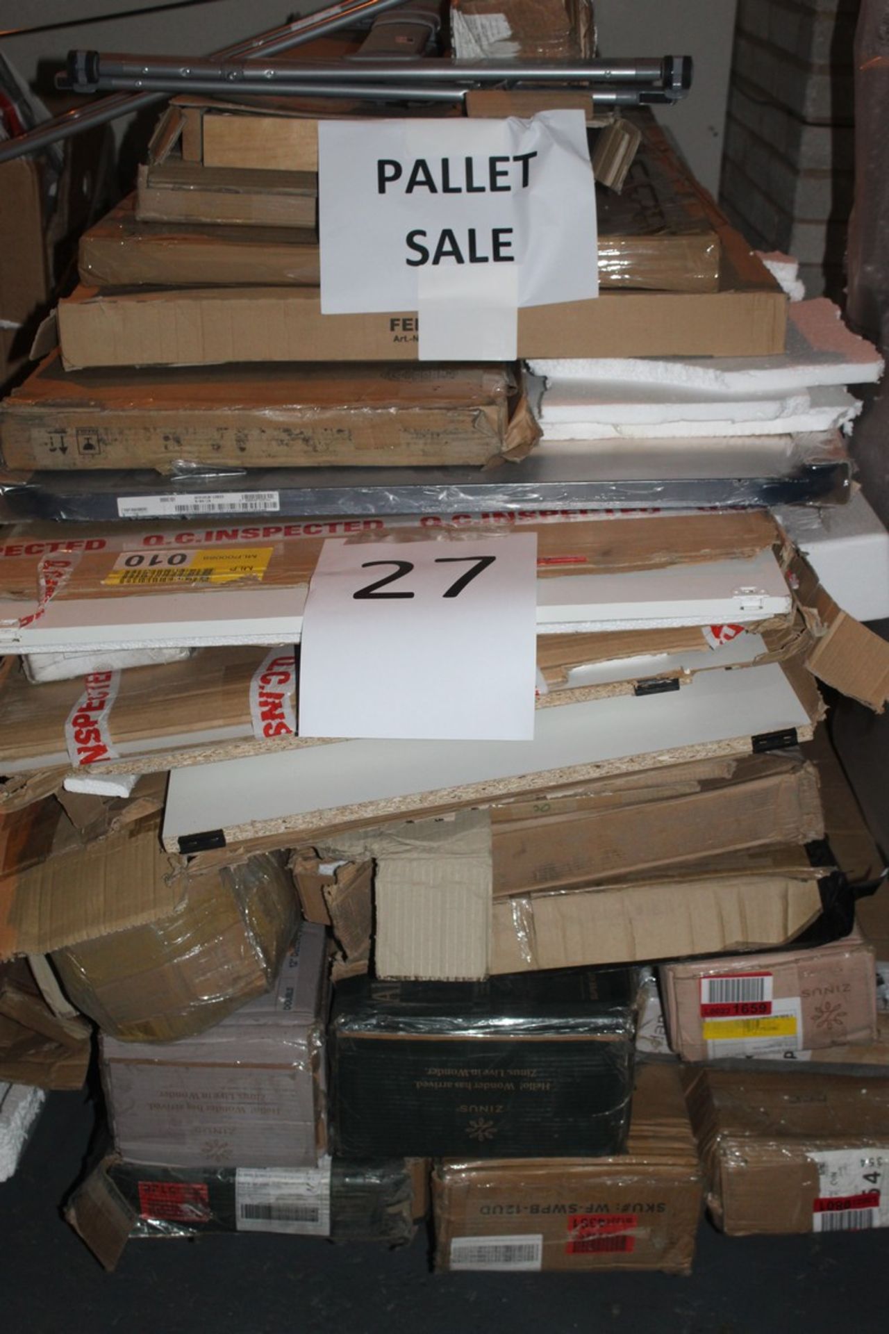 Pallet Containing a Large Assortment of Part Lot F