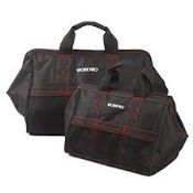 Lot to Contain 4 Brand New, Work-Pro 2 Piece Tool Bag Sets, 18inch - 30inch Combined RRP£120.00
