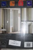 Lot to Contain, 2 Assorted Pairs of Enhanced Living, Cream Eyelet Headed Curtains, Combined RRP£50.