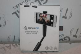 Lot to Contain 5 Cliquefie Selfie Sticks Combined RRP £200