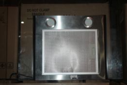 60cm Stainless Steel, Curved Glass Designer Cooker Hood, RRP£70.00 (Public Viewing and Appraisals